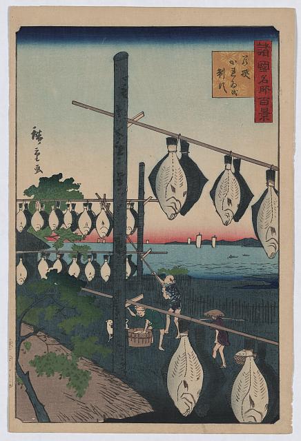 「諸国名所百景」 「若狭 かれゐを制す」