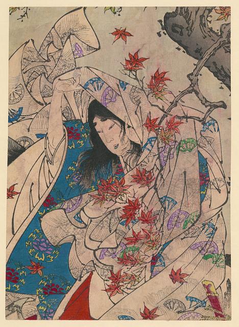 「(平維茂戸隠山鬼女退治之図)」