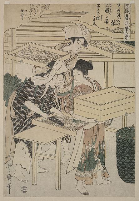 「女識蚕手業草」