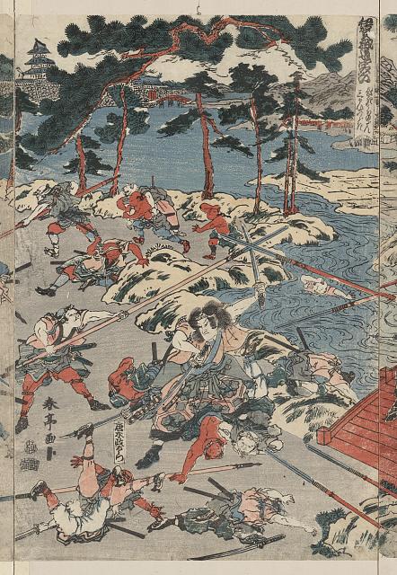 「伊賀越道中双六」 「かたきうちのだん 三まいつゞき」「唐木政右ヱ門」