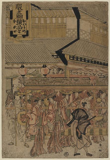 「山王祭礼之図 左」