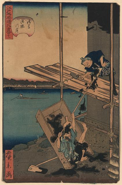 「江戸名所道化尽」「四十一」 「浅草御厩川岸」