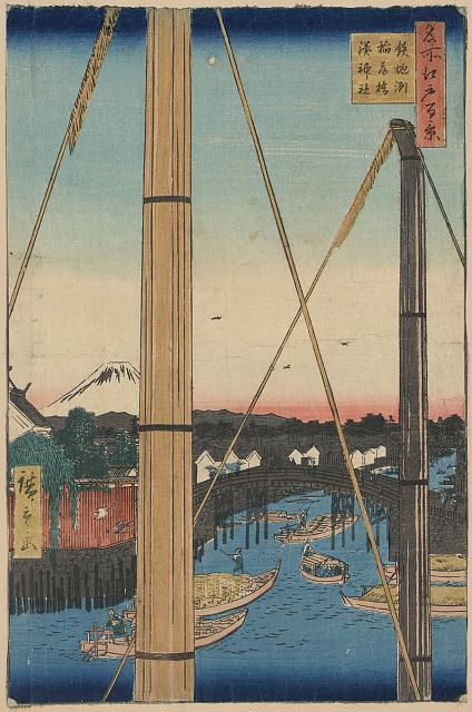 Meishoedohyakkeiteppouzu、inaribashi、minatojinja