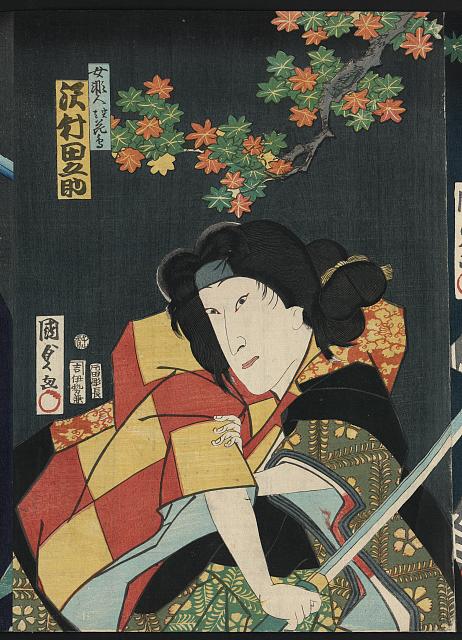 「女非人実は花鳥 沢村田之助」