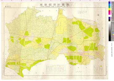 東京都市計畫圖｜所蔵地図データベース