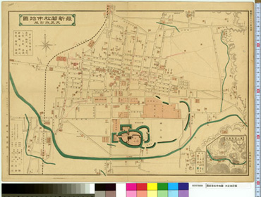 最新若松市地圖 : 大正改訂版｜所蔵地図データベース